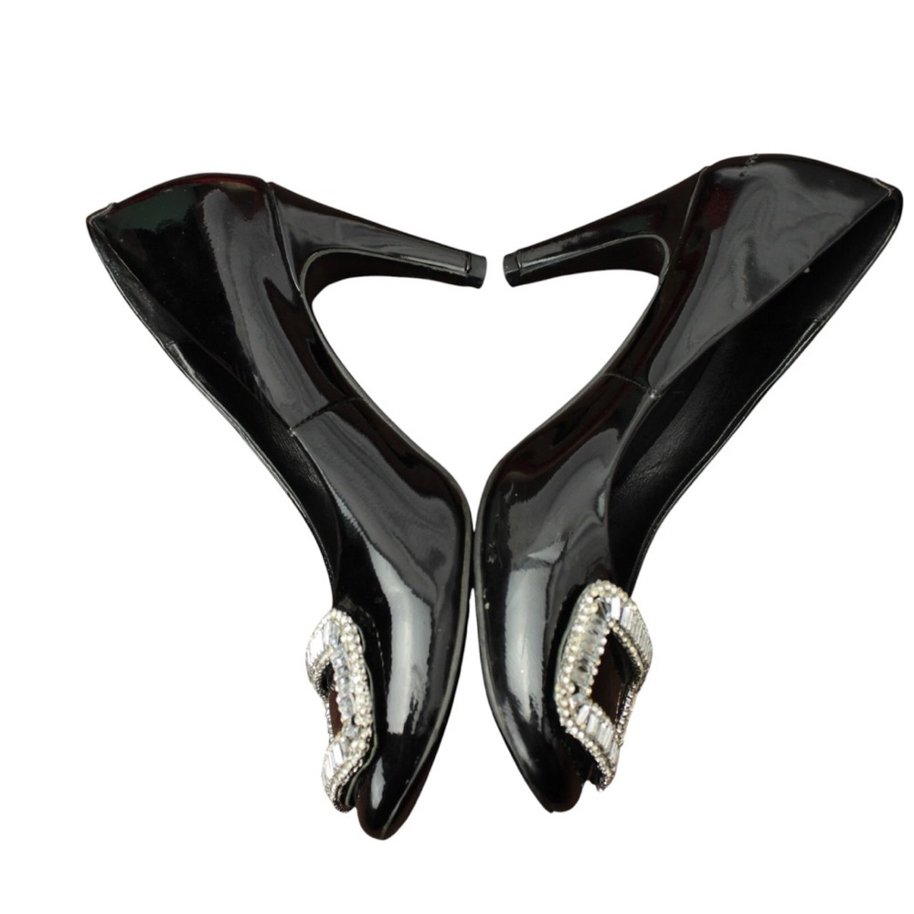 Roger Vivier Belle Vivier crystal embellished Pumps Heels 8 patent leather Black - Picture 7 of 16